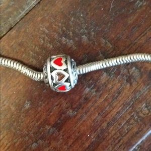 Red heart charm